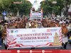 MERIAH! Kontingen Kecamatan Ngawen Ikut Berpartisipasi Dalam Karnaval Budaya Kabupaten Klaten