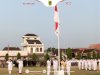 Tutup Rangkaian HUT ke-81 RI, Kapolsubsektor Ngawen Pimpin Upacara Penurunan Bendera dengan Khidmat