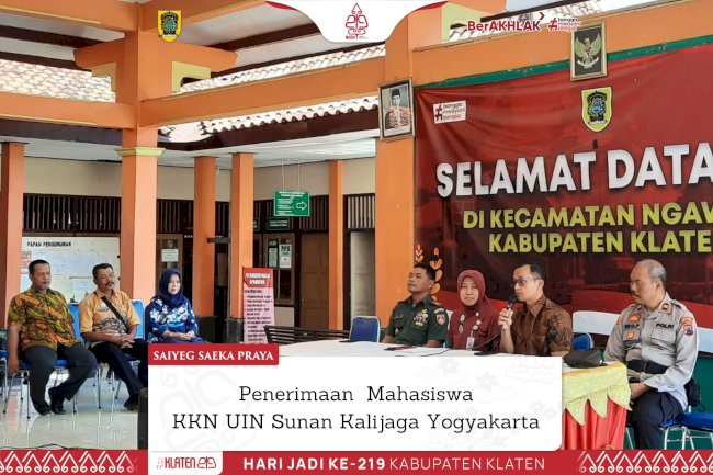 Penerimaan  Mahasiswa KKN UIN Sunan Kalijaga Yogyakarta