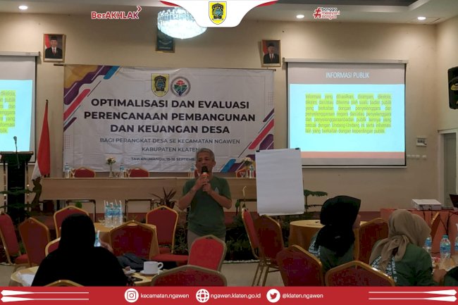Sosialisasi Penguatan PPID Desa se Kecamatan Ngawen