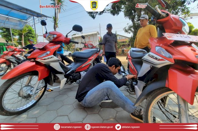 Apel Kendaraan Dinas Kades dan Sekdes se Kecamatan Ngawen