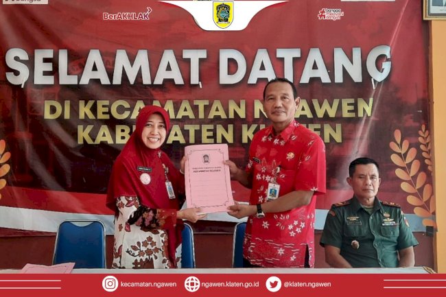 Serah Terima Jabatan  Camat  Ngawen