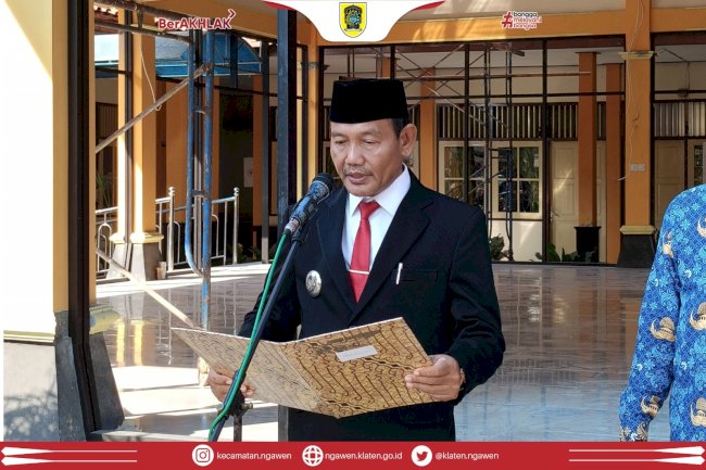 Upacara Peringatan Hari Kesaktian Pancasila Kecamatan Ngawen Tahun 2024