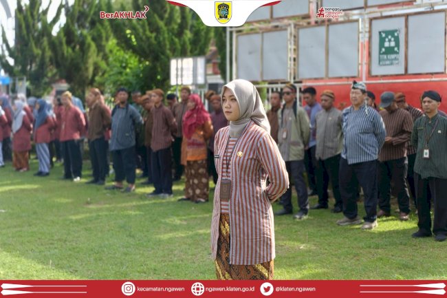 Upacara Peringatan Hari Kartini Tahun 2025 di Kecamatan Ngawen Berlangsung Khidmat