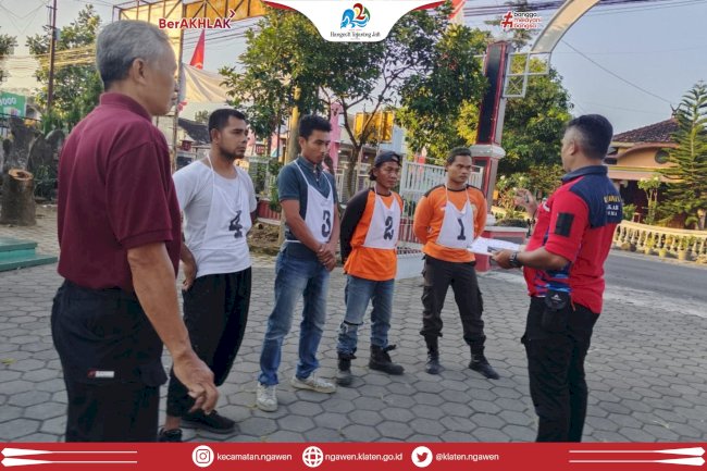 Relawan Kecamatan Ngawen adakan Pelatihan Fire Rescue 