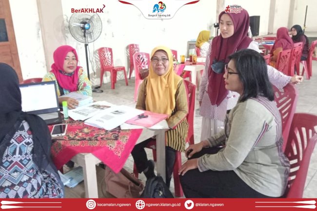 Pembinaan TP PKK Kecamatan Ngawen kepada TP PKK Desa Drono