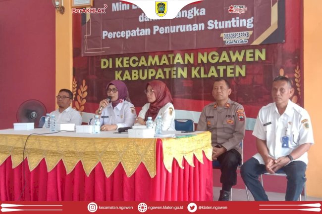 Kecamatan Ngawen Gelar Mini Loka Karya Stunting