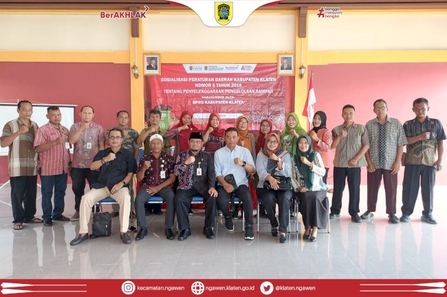 Kecamatan Ngawen Gelar Sosialisasi Pengelolaan Sampah dari Tumah Tangga