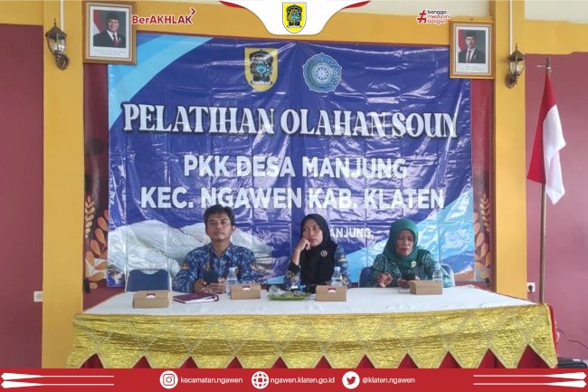PKK Kecamatan Ngawen gelar Rapat Koordinasi dan Pelatihan Olahan Soun