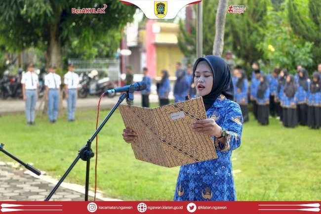 Kecamatan Ngawen Gelar Upacara dalam rangka Memperingati Hari Kebngkitan  Nasional 