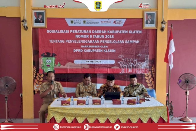Kecamatan Ngawen Gelar Sosialisasi Pengelolaan Sampah 3R