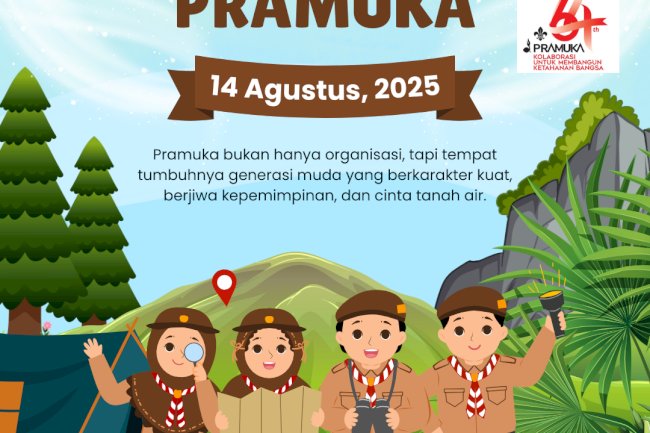 SELAMAT HARI PRAMUKA KE-64