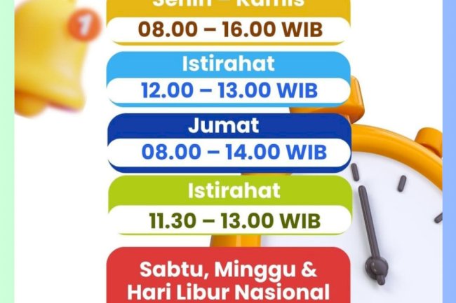 JAM PELAYANAN ADMINISTRASI KEPENDUDUKAN 2026