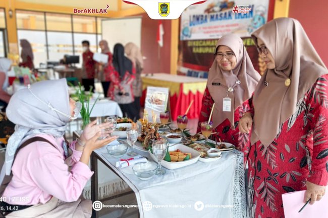 TP PKK Kecamatan Ngawen Gelar Lomba Masak Ikan Tingkat Kecamatan