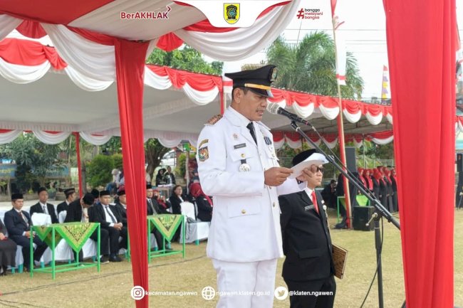 Penuh Khidmat, Kecamatan Ngawen Sukses Gelar Upacara Peringatan HUT ke-81 RI Tahun 2026