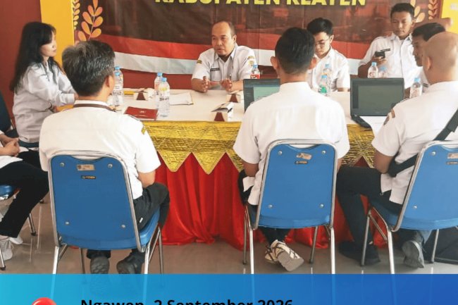 Kecamatan Ngawen Terima Tim Monitoring dan Evaluasi Penyelenggaraan Rupabumi Kabupaten Klaten