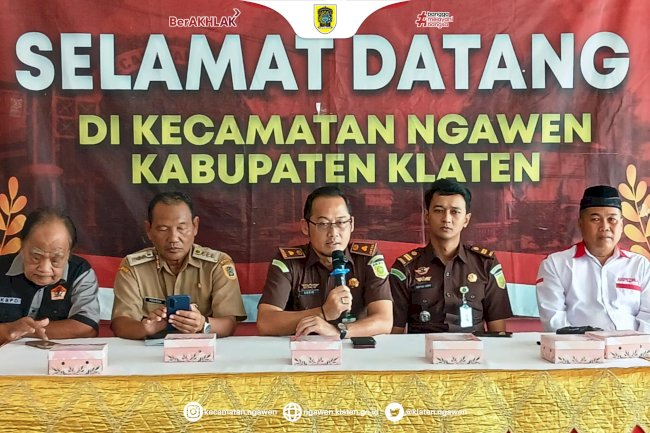 Kejari Klaten Hadiri Sosialisasi ABPEDNAS di Ngawen, Perkuat Program Jaga Desa untuk Pemerintahan Desa yang Akuntabel