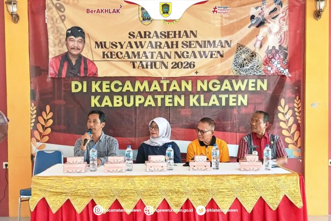 Perkuat Kelestarian Seni Lokal, Pegiat Seni dan Dewan Kesenian Klaten Gelar Sarasehan Musyawarah Seniman di Ngawen