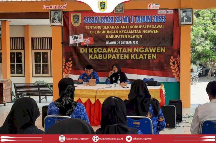 Sosialisasi Tentang Gerakan Anti Korupsi di Lingkungan Kecamatan Ngawen Kabupaten Klaten