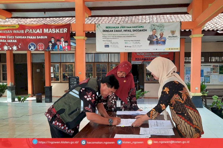 Penandatanganan pakta integritas & perjanjian kinerja ASN Kecamatan Ngawen Kabupaten Klaten