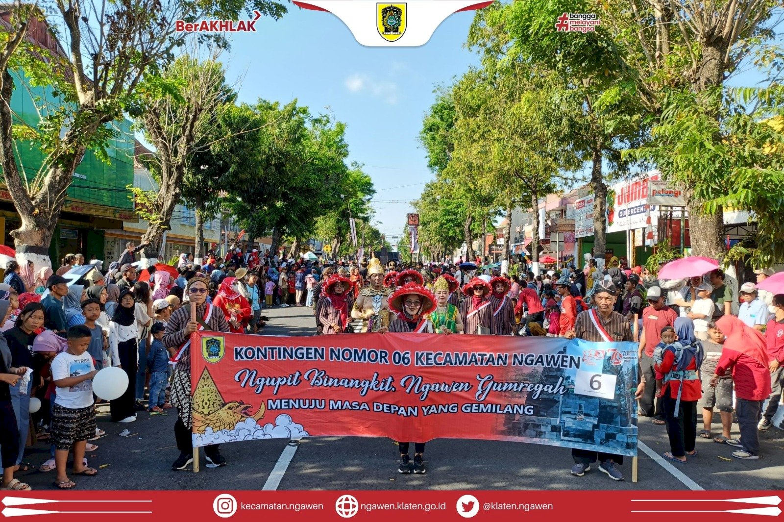 Kecamatan Ngawen Ikuti Kirab Budaya Kabupaten Klaten