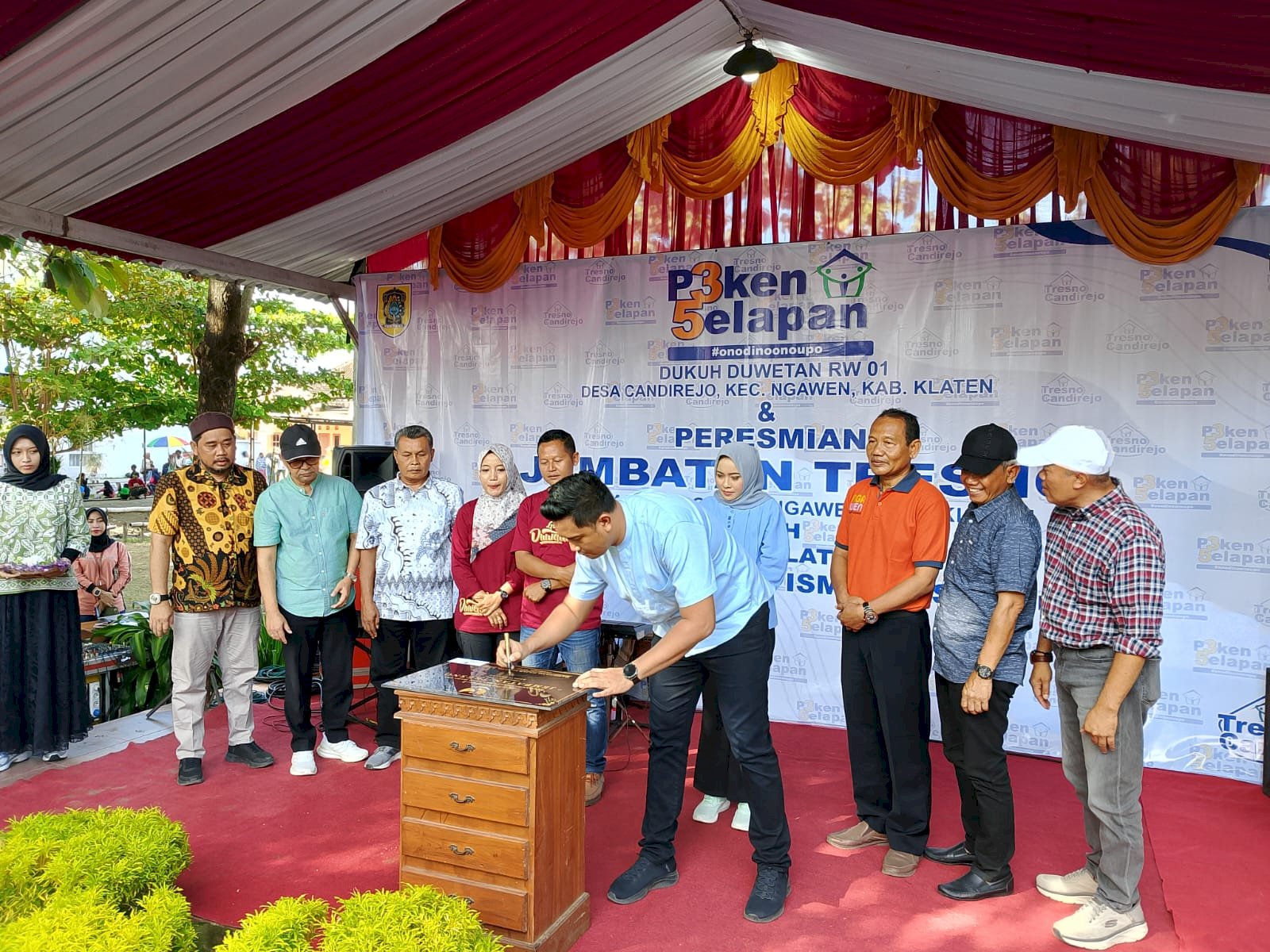 P3KEN 5ELAPAN DESA CANDIREJO DIHADIRI MAS BUPATI HAMENANG