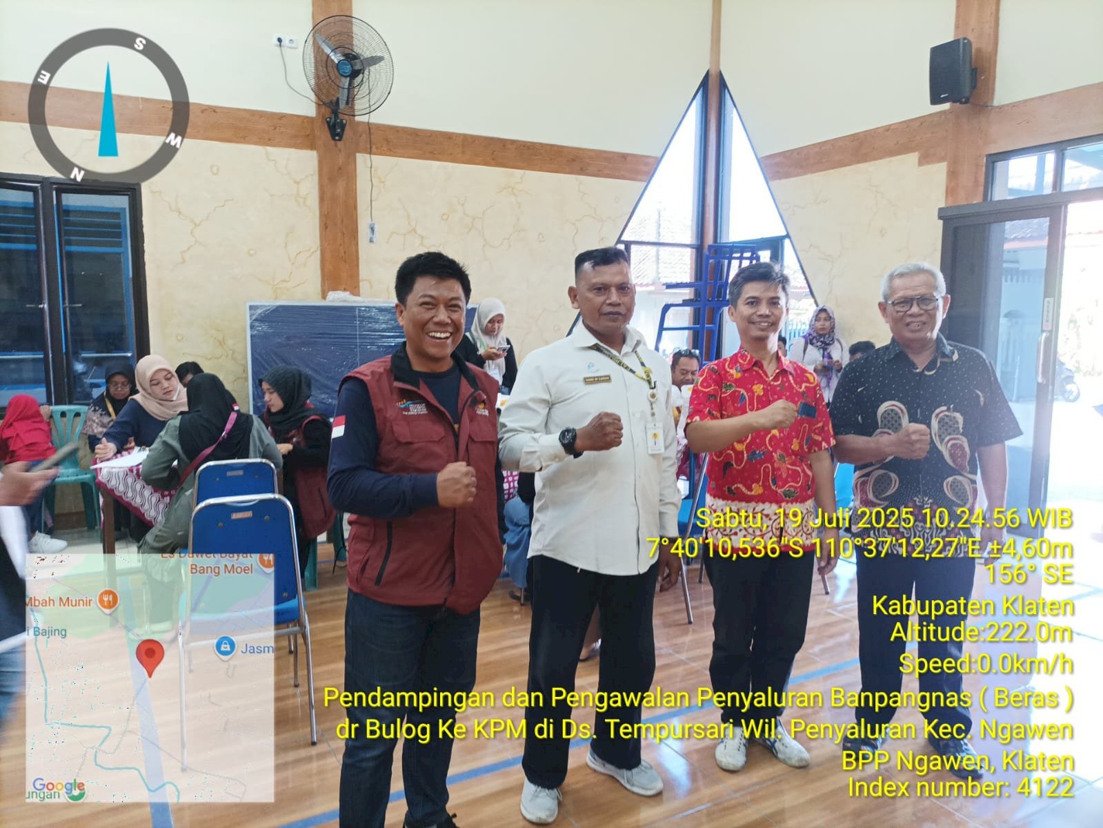 Penyaluran Bantuan Pangan di Kecamatan Ngawen