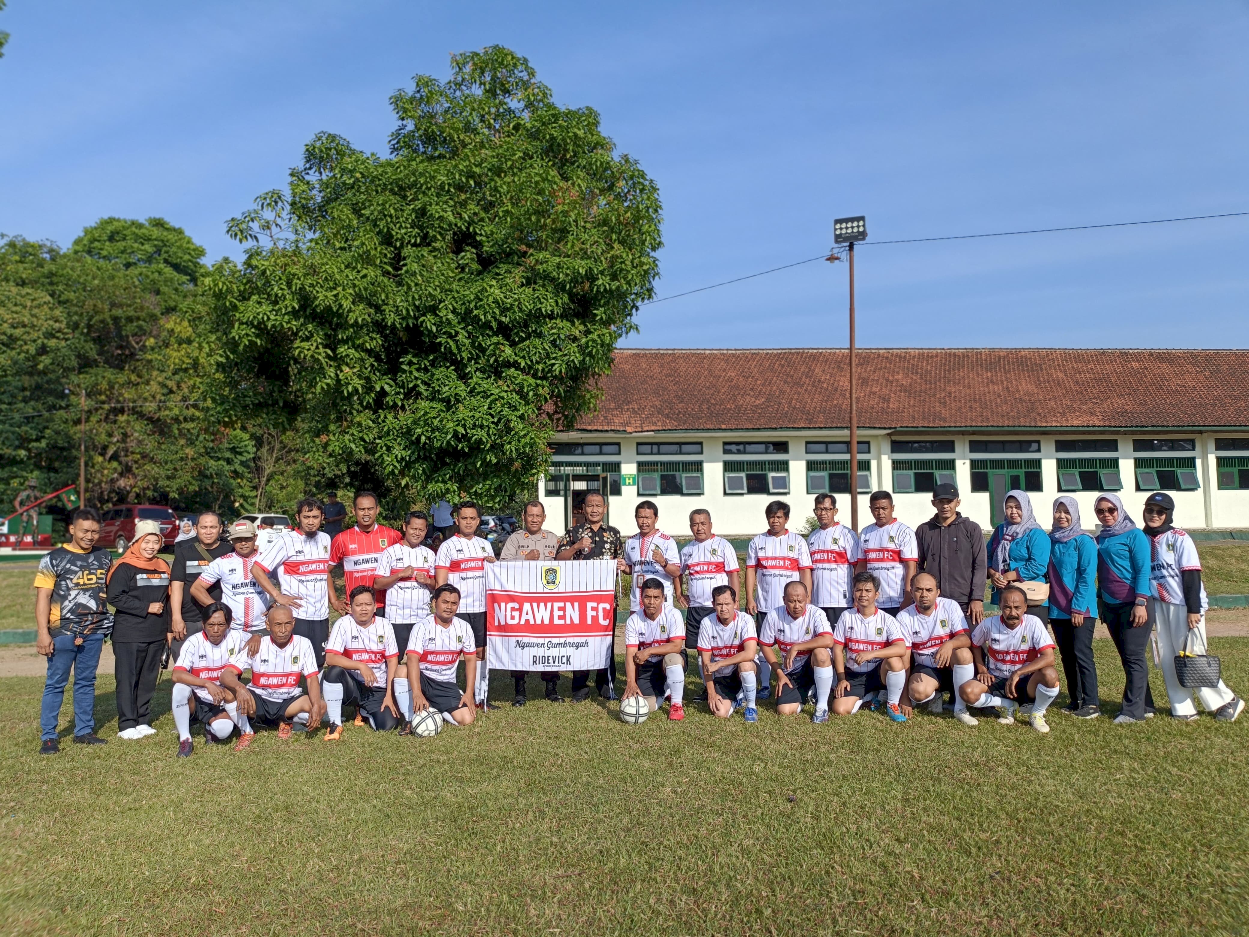Bupati Klaten Buka Kejuaraan Sepak Bola Antar Instansi, Laga Perdana Ngawen vs Kalikotes