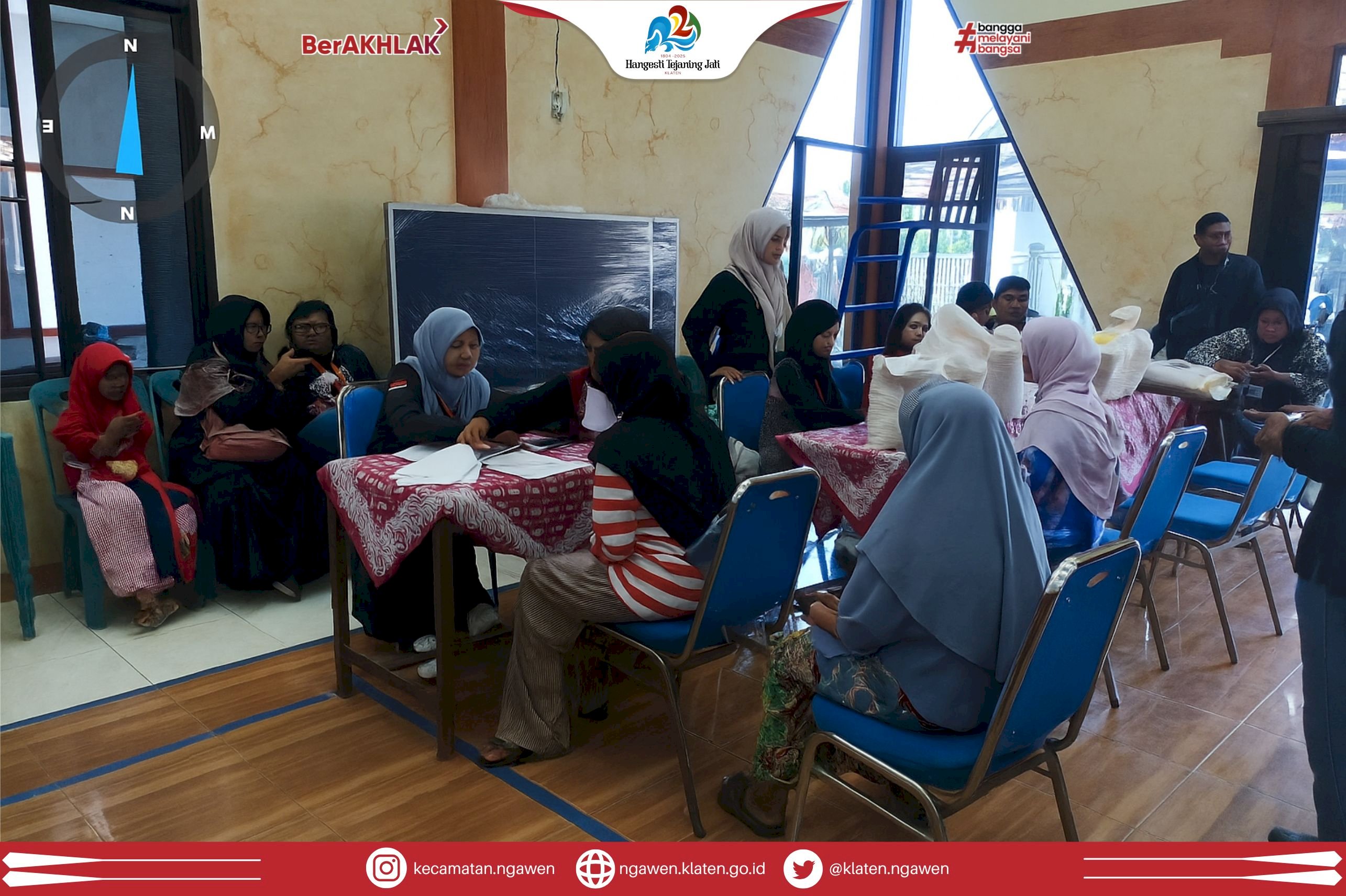 Penyaluran Bantuan Pangan di Kecamatan Ngawen