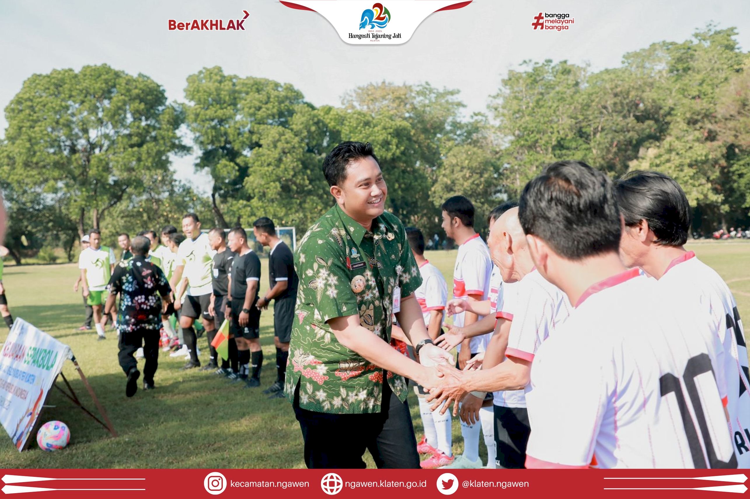 Bupati Klaten Buka Kejuaraan Sepak Bola Antar Instansi, Laga Perdana Ngawen vs Kalikotes