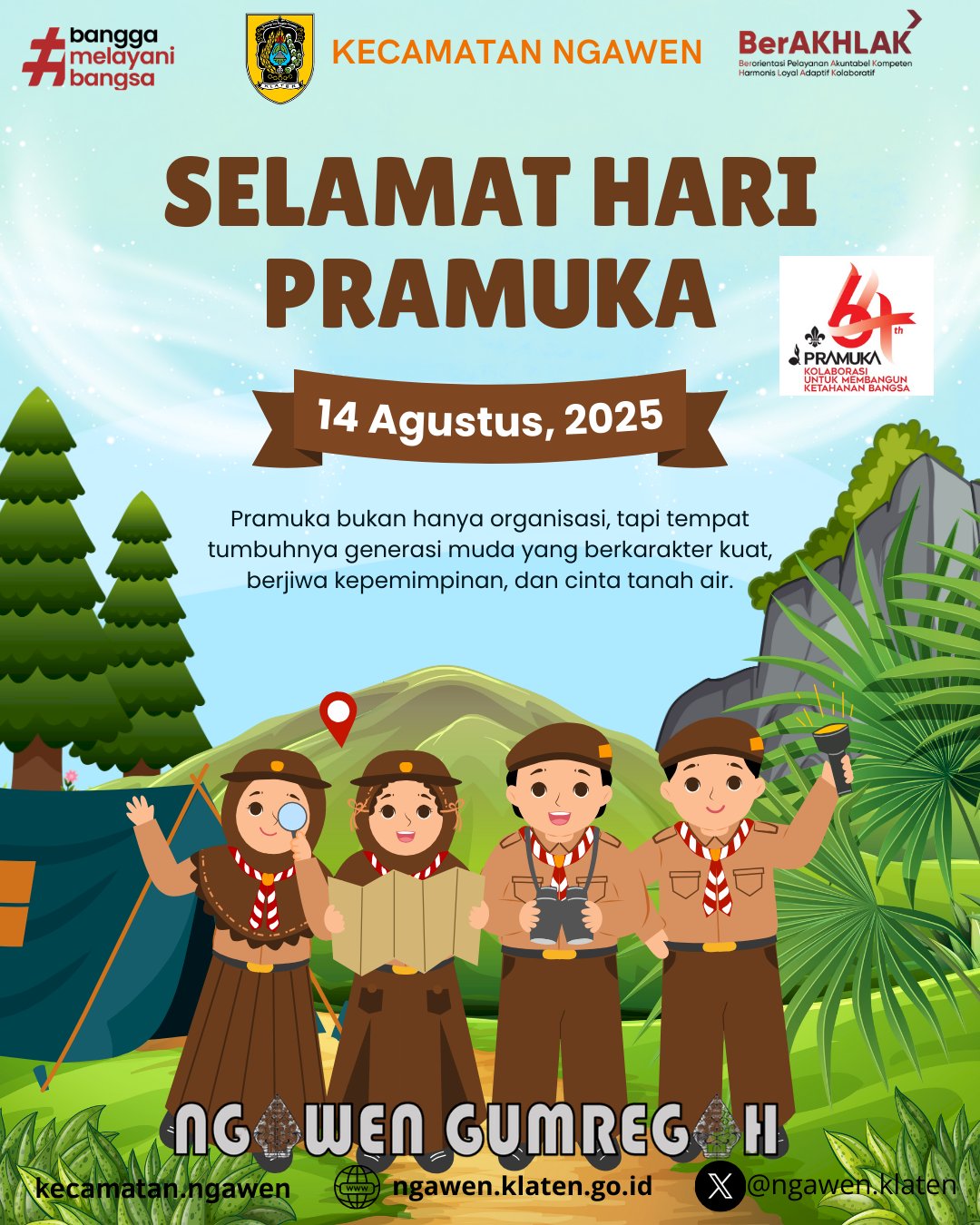 SELAMAT HARI PRAMUKA KE-64