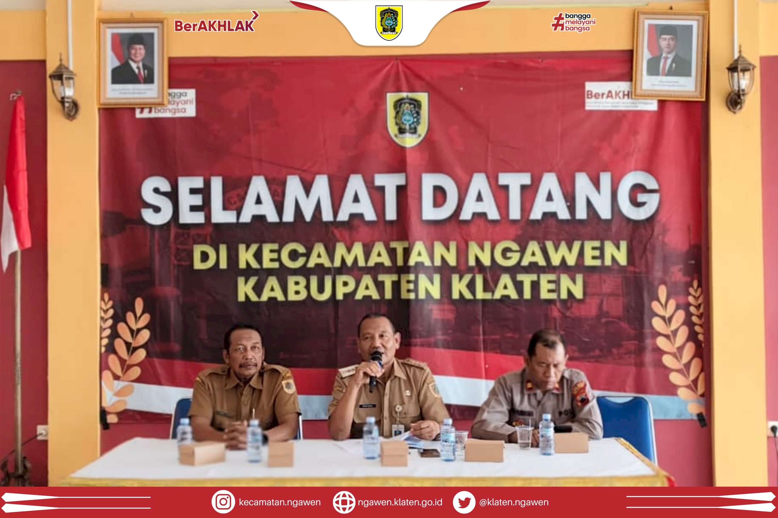 Rapat Evaluasi Hari Jadi Kabupaten Klaten dan HUT RI ke-80 Tingkat Kecamatan Ngawen