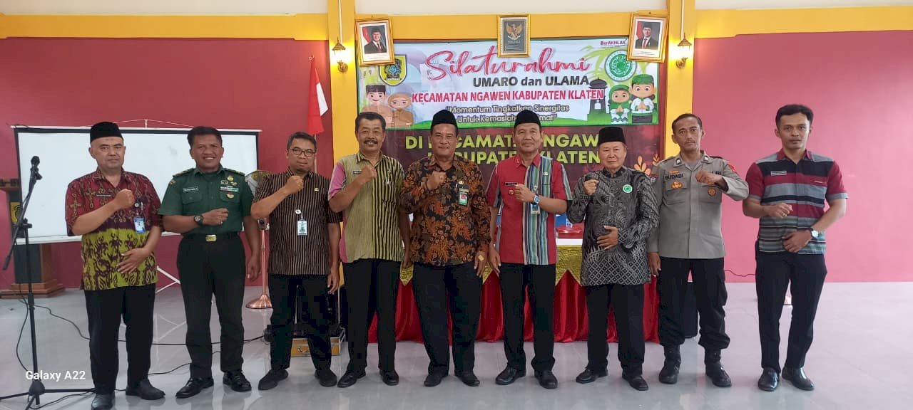 SILATURAHMI ULAMA DAN UMARO SERTA LEPAS SAMBUT KEPALA KUA NGAWEN