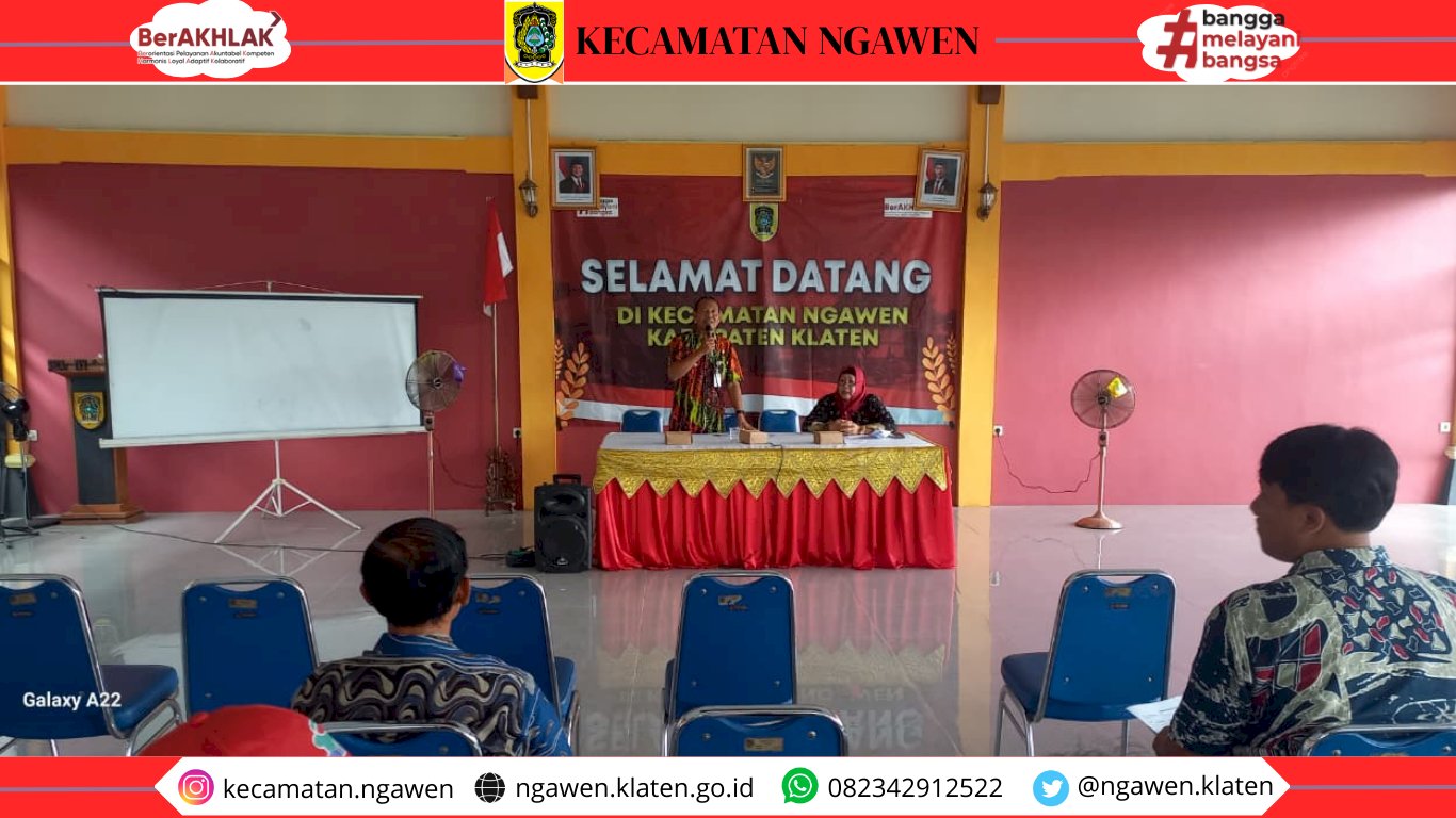 Monitoring & Evaluasi Capaian Pemungutan Pajak (PBB) Kecamatan Ngawen