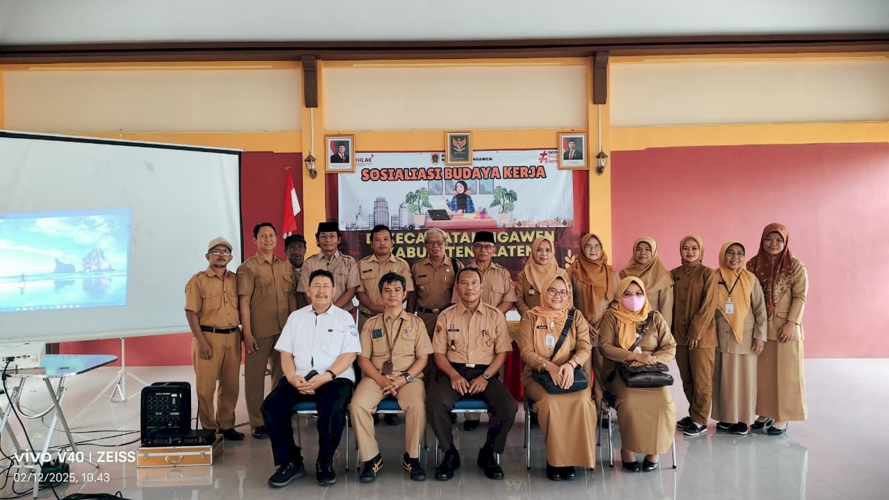 SOSIALISASI BUDAYA KERJA, TATA NASKAH DINAS DAN PAKAIAN KERJA