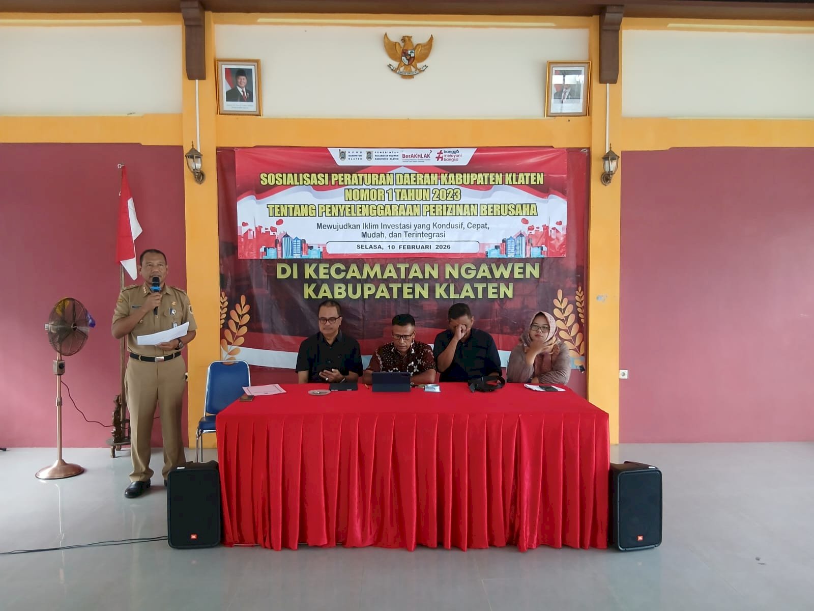 Sosialisasi Perda No. 1 Tahun 2023 tentang Penyelenggaraan Izin Berusaha oleh DPRD Kab Klaten