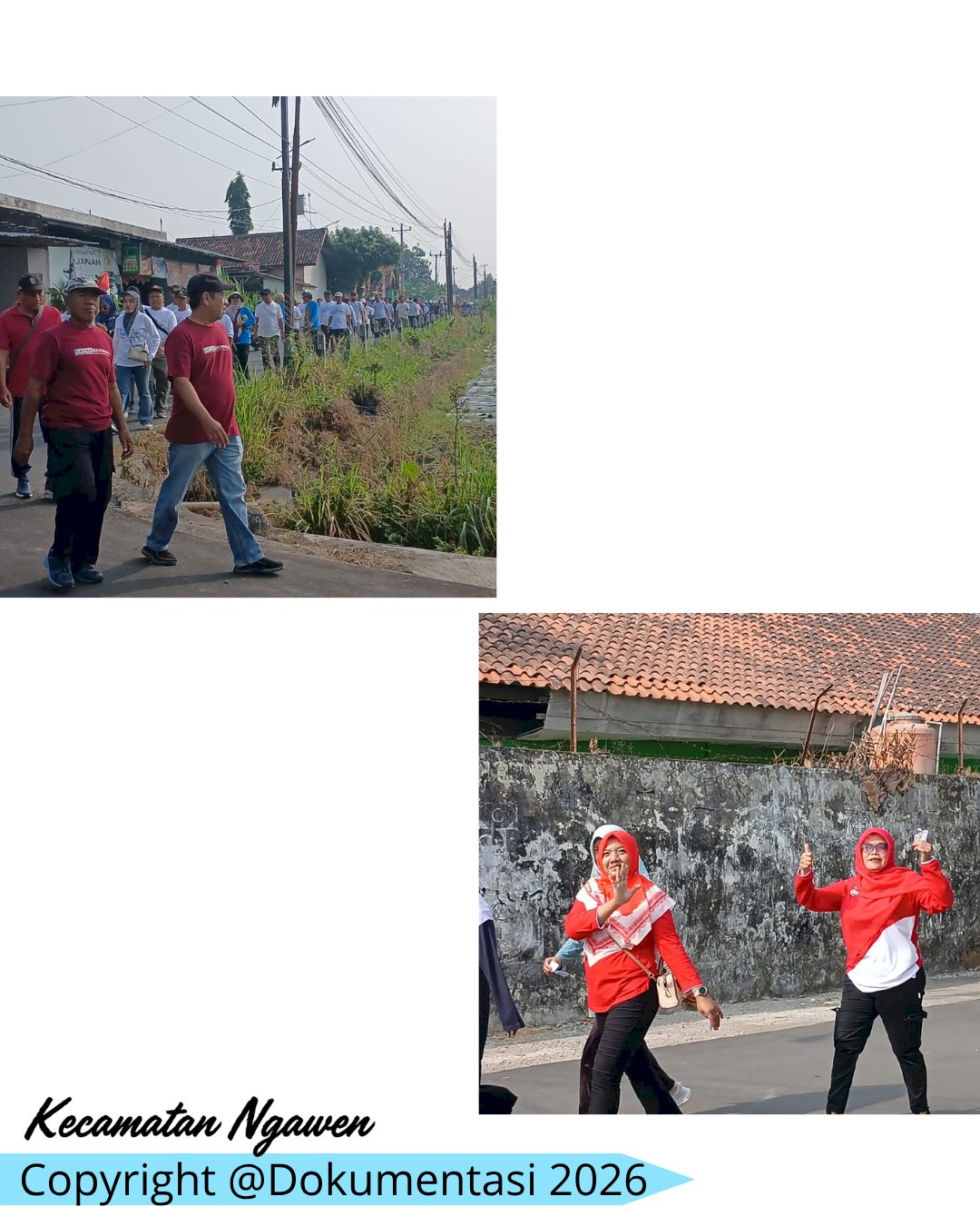 KECAMATAN NGAWEN GELAR JALAN SEHAT DALAM RANGKA HARI JADI KABUPATEN KLATEN KE-222 DAN HUT KEMERDEKAAN RI KE-81